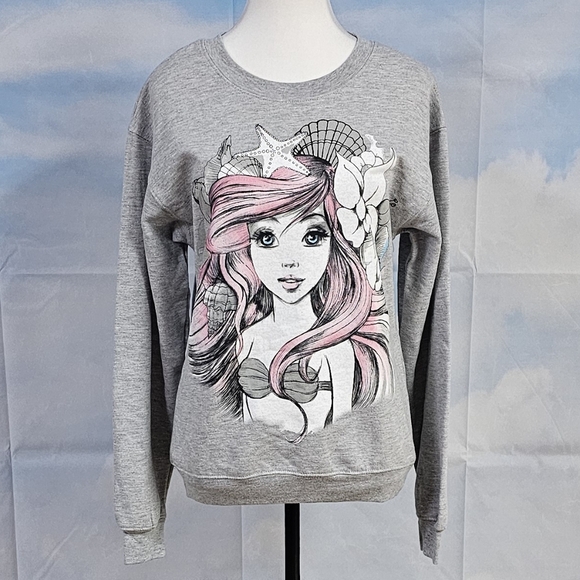DISNEY PRINCESS | LITTEL MERMAID ARIEL GRAPHIC CREW NECK SWEATSHIRT - NW… - Picture 5 of 16